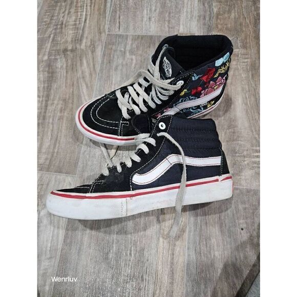 Vans SK8-Hi PRO -Lizzie Armanto Floral -Black Suede - Picture 2 of 6